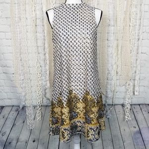 love, Fire Womens Navy and White Lace Boho Dress